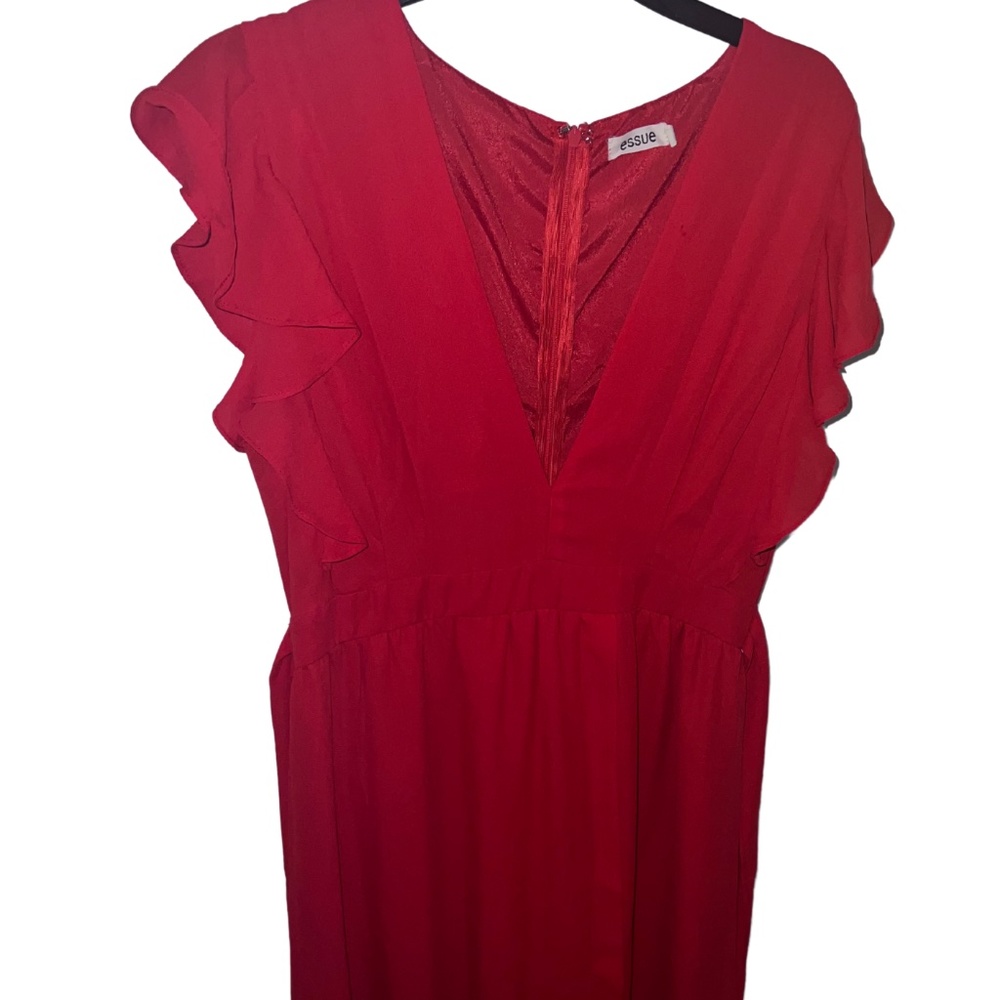 Large Red Dress